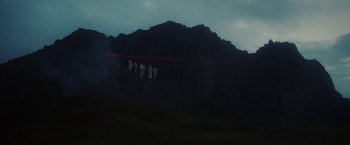 Movie still from “PBDY - Ultra-Gash & This State of Mine (Mind)” (2020), directed by Jay Walker – Extreme Wide shot, Low angle