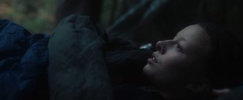 Movie still from “PBDY - Ultra-Gash & This State of Mine (Mind)” (2020), directed by Jay Walker – Close Up shot, Low angle