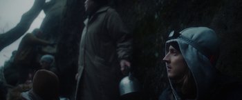 Movie still from “PBDY - Ultra-Gash & This State of Mine (Mind)” (2020), directed by Jay Walker – Medium shot, Low angle