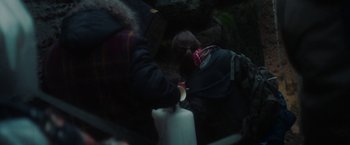 Movie still from “PBDY - Ultra-Gash & This State of Mine (Mind)” (2020), directed by Jay Walker – Medium shot, High angle