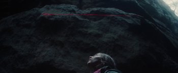 Movie still from “PBDY - Ultra-Gash & This State of Mine (Mind)” (2020), directed by Jay Walker – Extreme Close Up shot, Low angle