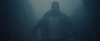 Movie still from “PBDY - Ultra-Gash & This State of Mine (Mind)” (2020), directed by Jay Walker – Medium shot, Low angle