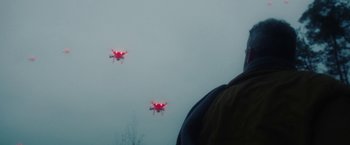 Movie still from “PBDY - Ultra-Gash & This State of Mine (Mind)” (2020), directed by Jay Walker – Extreme Close Up shot, Overhead angle