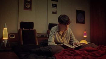 Movie still from “Declan McKenna - The Key to Life on Earth” (2020), directed by Will Hooper – Medium shot, High angle