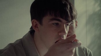 Movie still from “Declan McKenna - The Key to Life on Earth” (2020), directed by Will Hooper – Close Up shot, Low angle