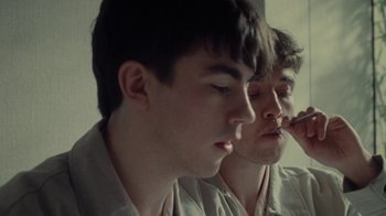 Movie still from “Declan McKenna - The Key to Life on Earth” (2020), directed by Will Hooper – Close Up shot, Low angle