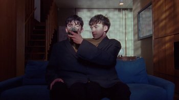 Movie still from “Declan McKenna - The Key to Life on Earth” (2020), directed by Will Hooper – Medium shot, Low angle