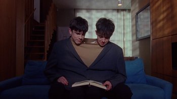 Movie still from “Declan McKenna - The Key to Life on Earth” (2020), directed by Will Hooper – Medium shot, Overhead angle