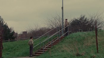 Movie still from “Declan McKenna - The Key to Life on Earth” (2020), directed by Will Hooper – Extreme Wide shot, Low angle