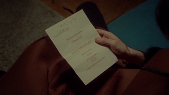 Movie still from “Declan McKenna - The Key to Life on Earth” (2020), directed by Will Hooper – Extreme Close Up shot, Overhead angle
