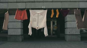 Movie still from “Alex Nicol - Trust” (2020), directed by Paz Ramirez – Wide shot, Low angle