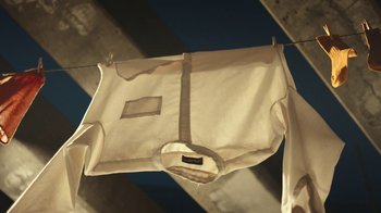 Movie still from “Alex Nicol - Trust” (2020), directed by Paz Ramirez – Extreme Close Up shot, Low angle