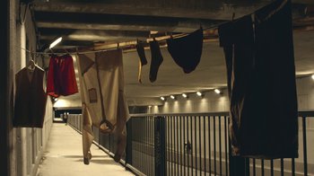 Movie still from “Alex Nicol - Trust” (2020), directed by Paz Ramirez – Wide shot, Low angle