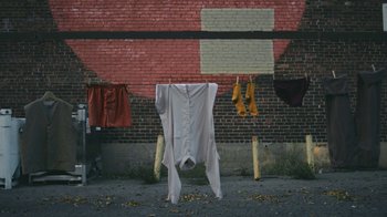 Movie still from “Alex Nicol - Trust” (2020), directed by Paz Ramirez – Wide shot, Low angle