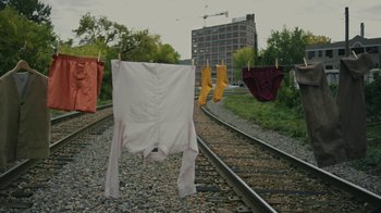 Movie still from “Alex Nicol - Trust” (2020), directed by Paz Ramirez – Wide shot, Low angle