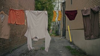 Movie still from “Alex Nicol - Trust” (2020), directed by Paz Ramirez – Wide shot, Low angle