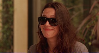 Movie still from “Vicky Cristina Barcelona” (2008), directed by Woody Allen – Close Up shot, Over the shoulder angle