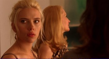 Movie still from “Vicky Cristina Barcelona” (2008), directed by Woody Allen – Close Up shot, Over the shoulder angle