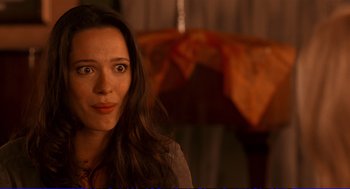 Movie still from “Vicky Cristina Barcelona” (2008), directed by Woody Allen – Close Up shot, Over the shoulder angle