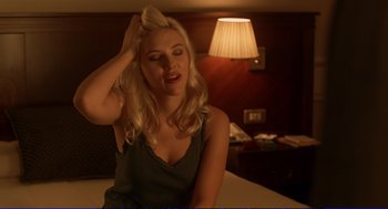 Movie still from “Vicky Cristina Barcelona” (2008), directed by Woody Allen – Medium shot, Over the shoulder angle