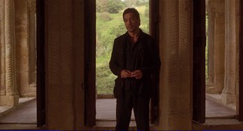 Movie still from “Vicky Cristina Barcelona” (2008), directed by Woody Allen – Medium shot, Over the shoulder angle