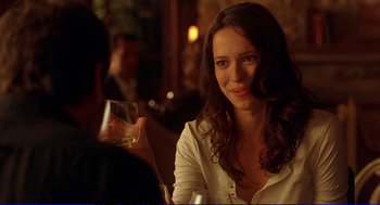 Movie still from “Vicky Cristina Barcelona” (2008), directed by Woody Allen – Close Up shot, Over the shoulder angle