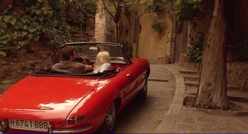Movie still from “Vicky Cristina Barcelona” (2008), directed by Woody Allen – Wide shot, High angle