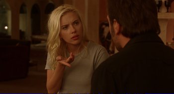 Movie still from “Vicky Cristina Barcelona” (2008), directed by Woody Allen – Close Up shot, Over the shoulder angle