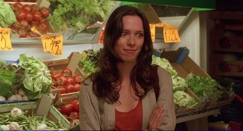 Movie still from “Vicky Cristina Barcelona” (2008), directed by Woody Allen – Close Up shot, Over the shoulder angle