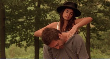 Movie still from “Vicky Cristina Barcelona” (2008), directed by Woody Allen – Medium shot, Over the shoulder angle