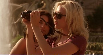 Movie still from “Vicky Cristina Barcelona” (2008), directed by Woody Allen – Close Up shot, Over the shoulder angle