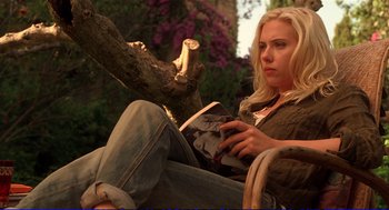 Movie still from “Vicky Cristina Barcelona” (2008), directed by Woody Allen – Medium shot, Low angle