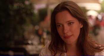 Movie still from “Vicky Cristina Barcelona” (2008), directed by Woody Allen – Close Up shot, Over the shoulder angle