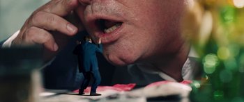 Movie still from “Piero Pirupa - Braindead” (2020), directed by Yousef – Extreme Close Up shot, Low angle