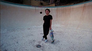 Movie still from “Tussilago - Flirtation Forever” (2020), directed by SWIM CLUB – Wide shot, High angle