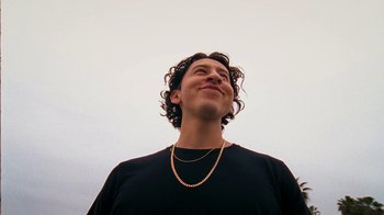 Movie still from “Tussilago - Flirtation Forever” (2020), directed by SWIM CLUB – Close Up shot, Low angle