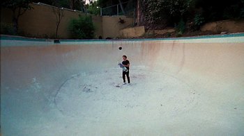 Movie still from “Tussilago - Flirtation Forever” (2020), directed by SWIM CLUB – Extreme Wide shot, High angle