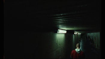 Movie still from “Tom Misch & Yussef Dayes - What Kinda Music” (2020), directed by Douglas Bernardt – Wide shot, Low angle
