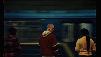 Movie still from “Tom Misch & Yussef Dayes - What Kinda Music” (2020), directed by Douglas Bernardt – Medium shot, Low angle