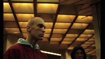 Movie still from “Tom Misch & Yussef Dayes - What Kinda Music” (2020), directed by Douglas Bernardt – Close Up shot, Low angle