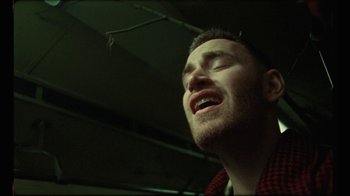 Movie still from “Tom Misch & Yussef Dayes - What Kinda Music” (2020), directed by Douglas Bernardt – Close Up shot, Low angle