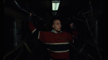 Movie still from “Tom Misch & Yussef Dayes - What Kinda Music” (2020), directed by Douglas Bernardt – Medium shot, Low angle