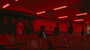 Movie still from “DMA’S - Life Is A Game Of Changing (Director’s Cut)” (2020), directed by W.A.M. Bleakley – Wide shot, High angle