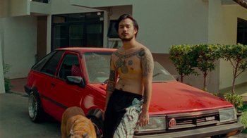 Movie still from “DMA’S - Life Is A Game Of Changing (Director’s Cut)” (2020), directed by W.A.M. Bleakley – Medium shot, High angle