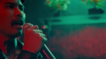 Movie still from “DMA’S - Life Is A Game Of Changing (Director’s Cut)” (2020), directed by W.A.M. Bleakley – Extreme Close Up shot, Low angle