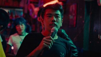 Movie still from “DMA’S - Life Is A Game Of Changing (Director’s Cut)” (2020), directed by W.A.M. Bleakley – Close Up shot, Over the shoulder angle