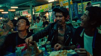 Movie still from “DMA’S - Life Is A Game Of Changing (Director’s Cut)” (2020), directed by W.A.M. Bleakley – Medium shot, Over the shoulder angle