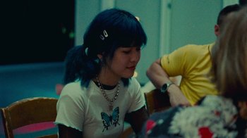 Movie still from “DMA’S - Life Is A Game Of Changing (Director’s Cut)” (2020), directed by W.A.M. Bleakley – Close Up shot, Over the shoulder angle