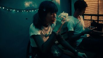 Movie still from “DMA’S - Life Is A Game Of Changing (Director’s Cut)” (2020), directed by W.A.M. Bleakley – Medium shot, High angle