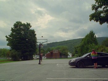 Movie still from “Black Fly - Wait” (2019), directed by Patrick Golan – Extreme Wide shot, High angle